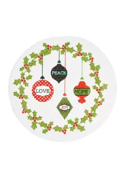 New ⌛ Joyland Ornament Wreath Placemat 🔥