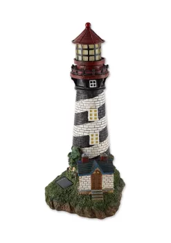 Best Pirce 🧨 Zingz & Thingz Spinning Solar Powered Light house 5.12x5.12x15.25" 😀