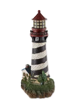 Best Pirce 🧨 Zingz & Thingz Spinning Solar Powered Light house 5.12x5.12x15.25" 😀 -Cheap Joyland Shop Belk 291