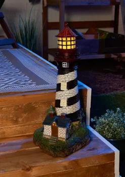 Best Pirce 🧨 Zingz & Thingz Spinning Solar Powered Light house 5.12x5.12x15.25" 😀 -Cheap Joyland Shop Belk 292