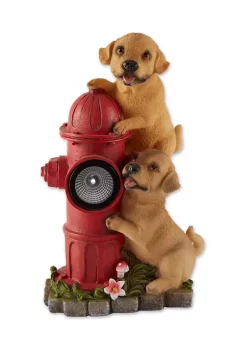 Top 10 🔔 Zingz & Thingz 🦮 Dog and Fire Helmet Solar Statue 6x7.25x8.75" 💯 -Cheap Joyland Shop Belk 303