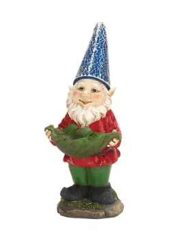 Flash Sale 🔔 Zingz & Thingz Gnome With Flower Pot Solar Statue 😉 -Cheap Joyland Shop Belk 309