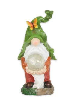 Flash Sale 🔔 Zingz & Thingz Gnome With Flower Pot Solar Statue 😉 -Cheap Joyland Shop Belk 315
