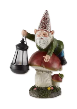 Flash Sale 🔔 Zingz & Thingz Gnome With Flower Pot Solar Statue 😉 -Cheap Joyland Shop Belk 321