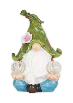 Flash Sale 🔔 Zingz & Thingz Gnome With Flower Pot Solar Statue 😉 -Cheap Joyland Shop Belk 323