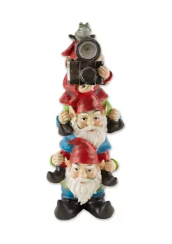 Flash Sale 🔔 Zingz & Thingz Gnome With Flower Pot Solar Statue 😉 -Cheap Joyland Shop Belk 325