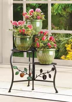 Best Sale 🤩 Zingz & Thingz Country Apple Plant Stand 19.25x15.5x19.75" ⭐ -Cheap Joyland Shop Belk 342