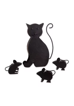 Budget 💯 Zingz & Thingz Cat With Mice Sculpture 😍 -Cheap Joyland Shop Belk 393