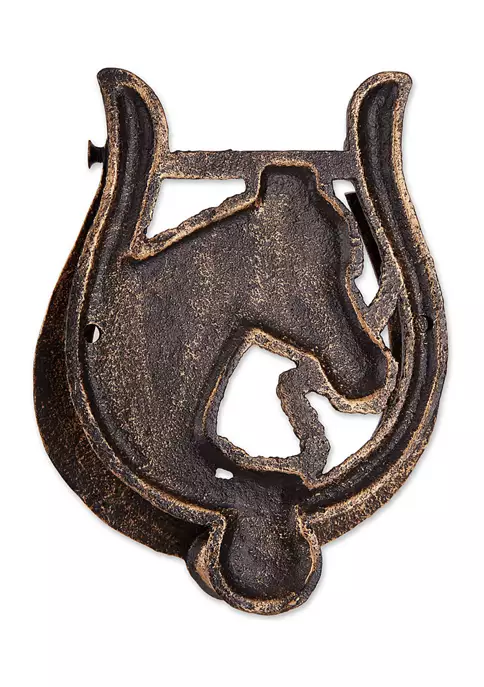 Hot Sale π Zingz & Thingz Horseshoe Cast Iron Door Knocker π 3 Hot Sale π Zingz & Thingz Horseshoe Cast Iron Door Knocker π - Image 3