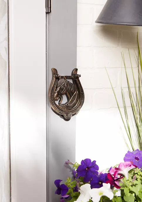 Hot Sale π Zingz & Thingz Horseshoe Cast Iron Door Knocker π 4 Hot Sale π Zingz & Thingz Horseshoe Cast Iron Door Knocker π - Image 4
