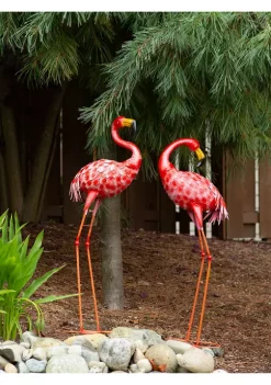 Best Sale 🥰 Zingz & Thingz Bright Standing Flamingo Looking Back 14.25x7.75x33" 🌟 -Cheap Joyland Shop Belk 485