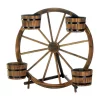 Budget 🔥 Zingz & Thingz Wagon Wheel Barrel Planter Display 😍
