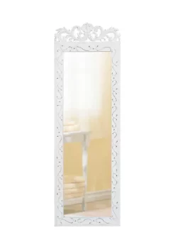 Brand new 🌟 Zingz & Thingz Elegant White Wall Mirror 9.87x0.5x30.5" 😀 -Cheap Joyland Shop Belk 519