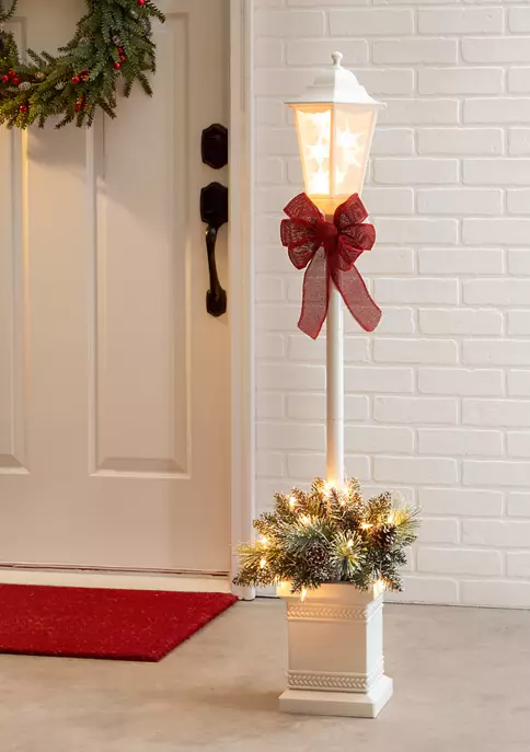 Hot Sale π€© Joyland 4' Pre Lit White Lamp Post π€© 3 Hot Sale π€© Joyland 4' Pre Lit White Lamp Post π€© - Image 3