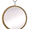 Best deal 💯 Zingz & Thingz Nikki Chu Eva Round Wood Mirror with Hook 😍