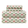 Cheapest 🔔 Joyland Vintage 🎁 Christmas Stars Flannel Sheet Set 🎉