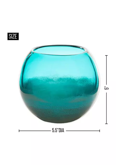 New π Zingz & Thingz Large Aqua Fish Bowl Vase βοΈ 4 New π Zingz & Thingz Large Aqua Fish Bowl Vase βοΈ - Image 4
