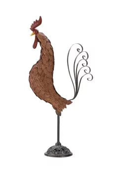 Cheapest 🤩 Zingz & Thingz Metal Sculpture Rooster 15x6x31" ✔️ -Cheap Joyland Shop Belk 648