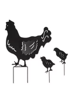 Budget 😉 Zingz & Thingz Chicken Family Garden Stake 🧨