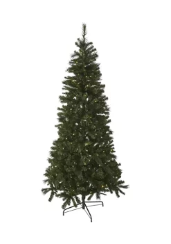 Outlet 😀 Joyland 7.5 Foot Pre Lit Green Tree 👏