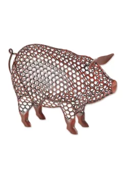 Flash Sale β Zingz & Thingz Chicken Wire Pig Sculpture π