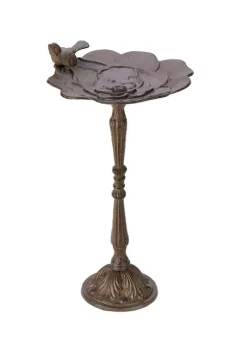 Best Sale 🛒 Zingz & Thingz Songbird Valley Rustic Iron Birdbath 💯 -Cheap Joyland Shop Belk 663