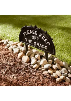 Deals 💯 Zingz & Thingz Please Keep Off The Grass Garden Stake 🔥 -Cheap Joyland Shop Belk 704