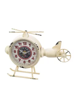 Flash Sale 🥰 Zingz & Thingz WHITE HELICOPTER CLOCK ⭐