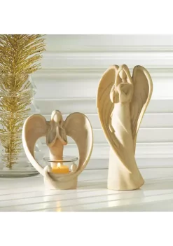 Coupon 🔔 Zingz & Thingz Elegant Minimalistic Guardian Angel Figurine Prayer Statue 4.5x2.38x9.25" 🎁 -Cheap Joyland Shop Belk 751