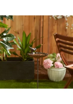 Coupon ✨ Zingz & Thingz Elm Leaf With Bird Birdbath ⭐ 6 Coupon ✨ Zingz & Thingz Elm Leaf With Bird Birdbath ⭐ -Cheap Joyland Shop Belk 771