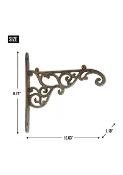 Flash Sale 🔔 Zingz & Thingz Ornate Cast Iron Planter Bracket 🔔 -Cheap Joyland Shop Belk 776