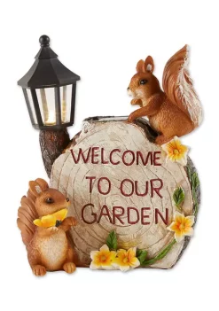 Brand new 🌟 Zingz & Thingz Squirrel Solar Statue 3.75x4.5x7.25" 🌟 -Cheap Joyland Shop Belk 822