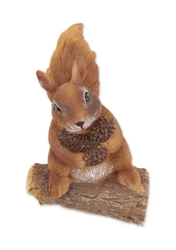 Wholesale ✨ Zingz & Thingz Woodland Squirrel Tree Décor 4x4.5x6" 😉 -Cheap Joyland Shop Belk 842