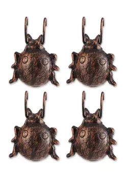 Budget 😀 Zingz & Thingz Ladybug Cast Iron Pot Hanger (Set of 4) 🔔 -Cheap Joyland Shop Belk 858