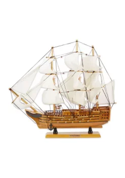 Discount 💯 Zingz & Thingz HMS Victory Ship Model 19x4x17.75" 😍