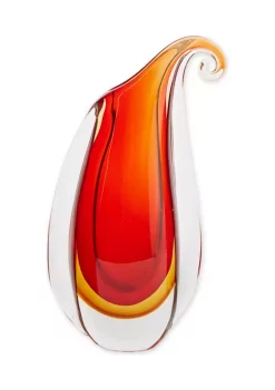 Best Pirce 🤩 Zingz & Thingz Purple Curl Glass Vase ✔️