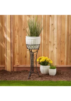 Best Sale 🌟 Zingz & Thingz Curlicue Single Plant Stand 10.75x10.75x26.5" 🌟 -Cheap Joyland Shop Belk 997