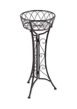Best Sale 🌟 Zingz & Thingz Curlicue Single Plant Stand 10.75x10.75x26.5" 🌟 -Cheap Joyland Shop Belk 998